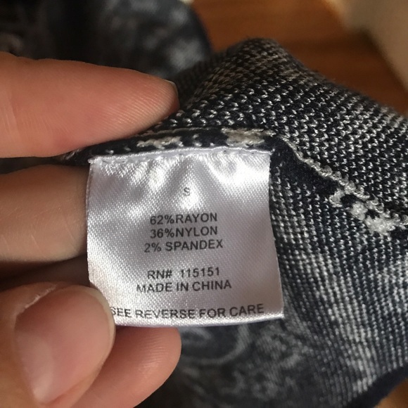 Midnight blue Romeo & Juliet Coture Brocade Sweater Dress - Picture 7 of 7